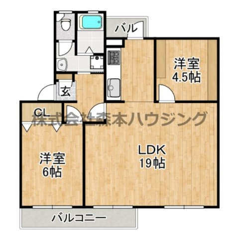 【間取り】 | 　香里三井I住宅