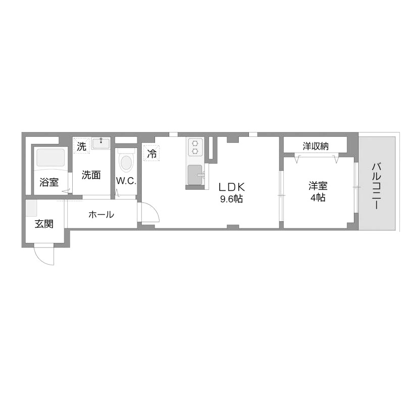サンビューノ仲町台の間取り