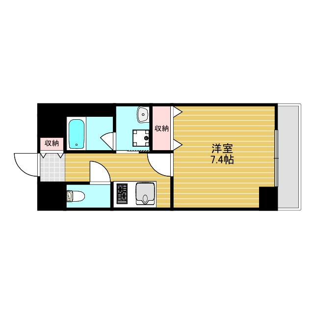 セレッソコート新大阪の間取り