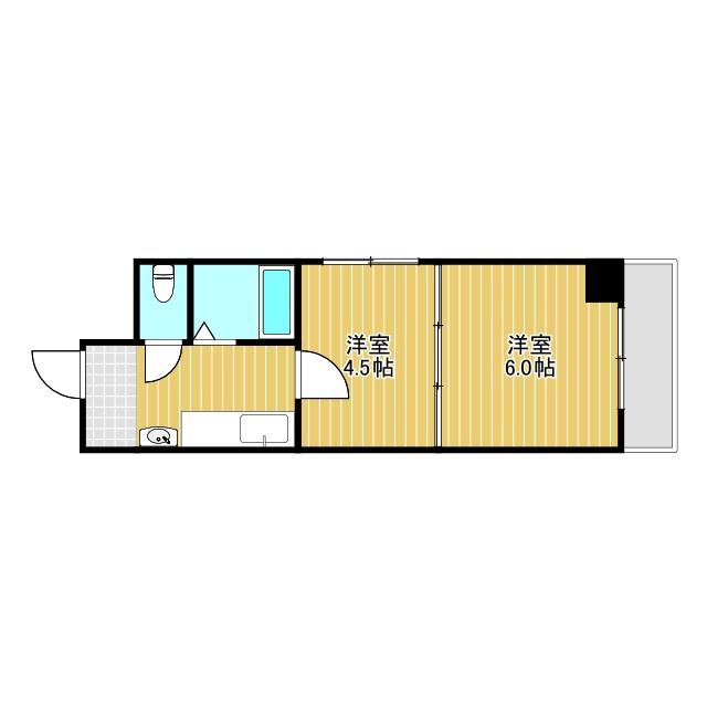 Riora塚本Ⅱの間取り