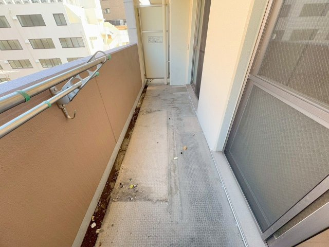 東明マンション壱番館のバルコニー