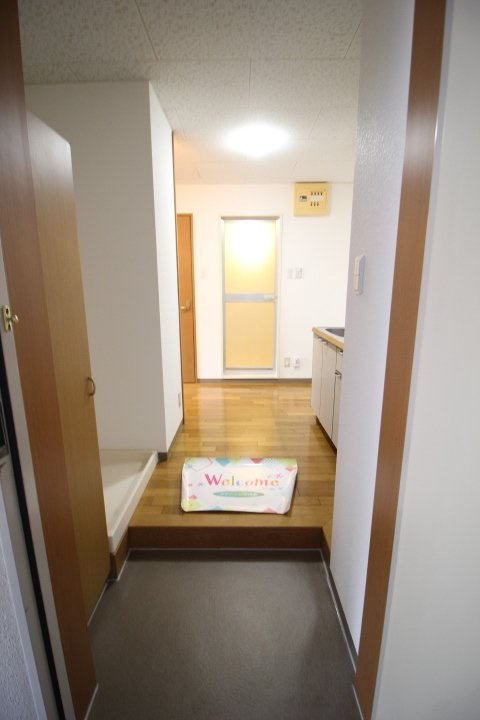 サンライズマンションの玄関