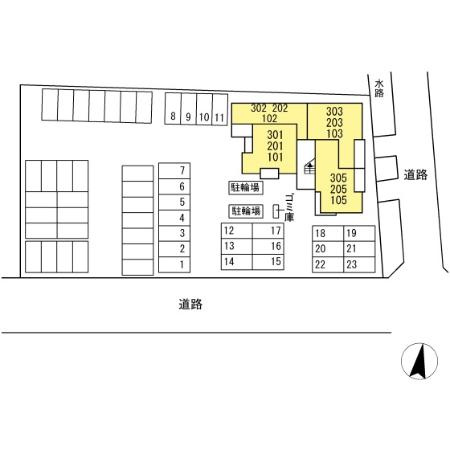 Ｐｅｒｉｄｏｔ　の区画図