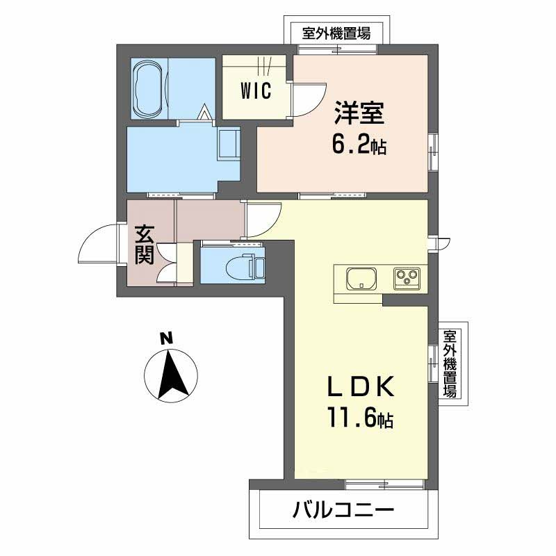 ソレイユコート富田の間取り