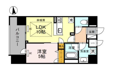 【間取り】 | IBC Residence West