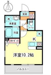 フルールの間取り
