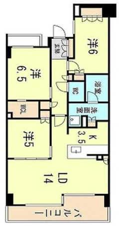 ザ・パークハウス住吉川の間取り