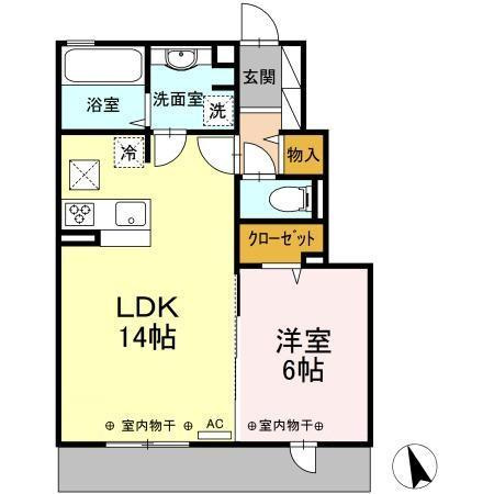 【間取り】 | 北野翠亭/エアリクス　北野翠亭Ⅱ