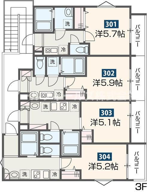 ＭＥＬＤＩＡ秋山の間取り