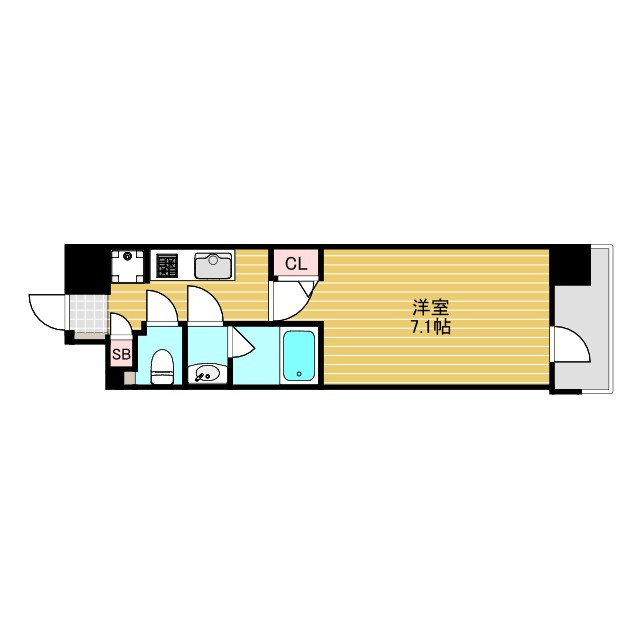 スプランディッド十三本町の間取り