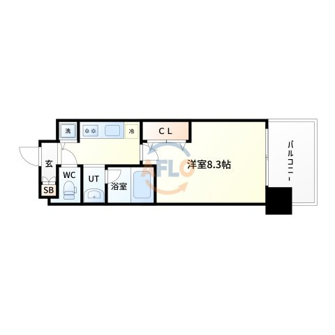 スプランディッド新大阪3の間取り|スプランディッド新大阪Ⅲ　間取り