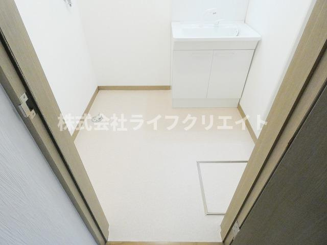 ブリージングタウン百草園の洗面所