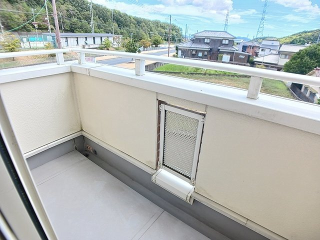 プロムナード大野のバルコニー