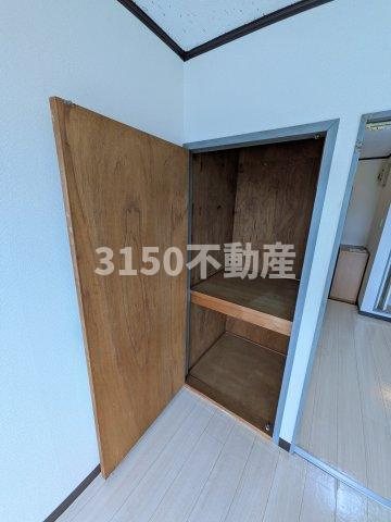 コーポ平成の収納|※クリーニング前です