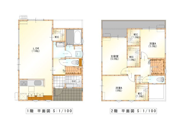 山武市成東新築戸建の間取り