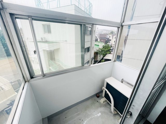 中里コーポのバルコニー