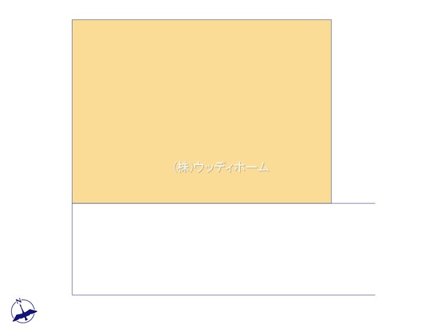 春日部市大枝　新築一戸建ての区画図