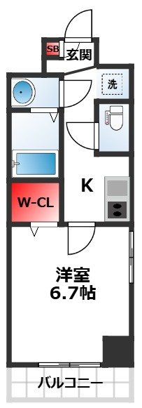 ルミエール久宝寺Ⅱの間取り