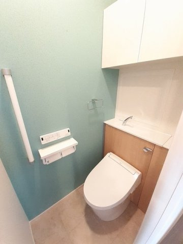 モデルノカーサＹのトイレ|落ち着いた色調のトイレです