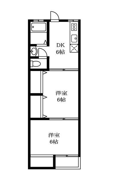 タウンハウスの間取り|間取りです。