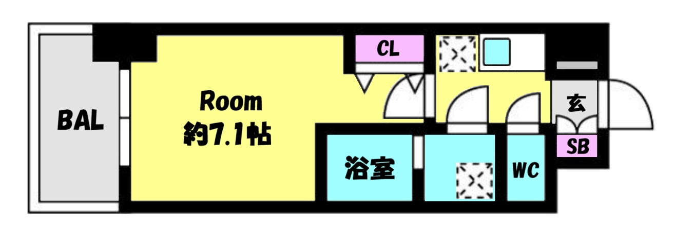 ワールドアイ神戸元町ヒルズの間取り