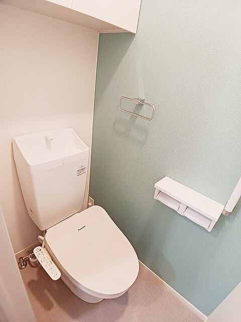 オーリュー三潴　Bのトイレ|ゆったりとした空間のトイレです