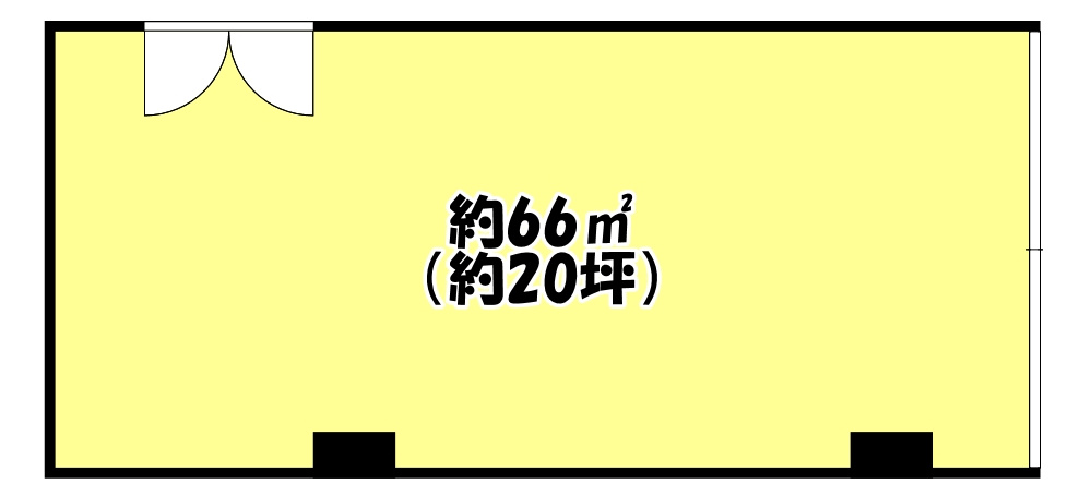 大阪市西区西本町２丁目の倉庫の間取り