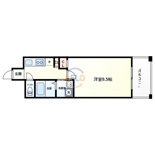 ホープ松屋町住吉の間取り|ホープ松屋町住吉　間取り