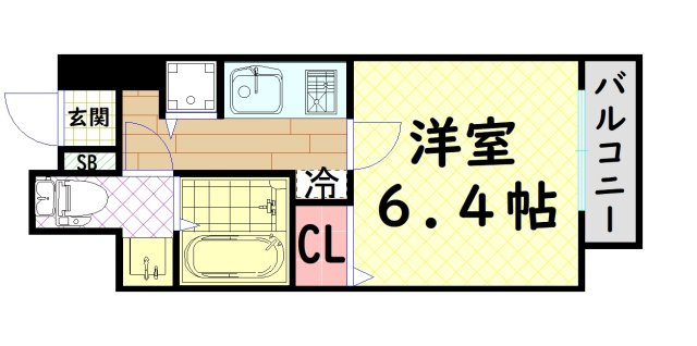 【間取り】 | アスヴェル難波EAST