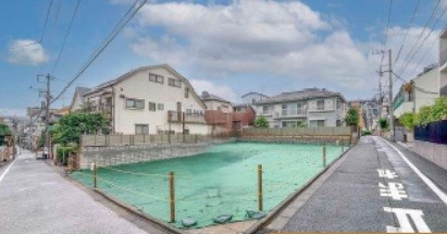 新宿区矢来町　建築条件なし売地