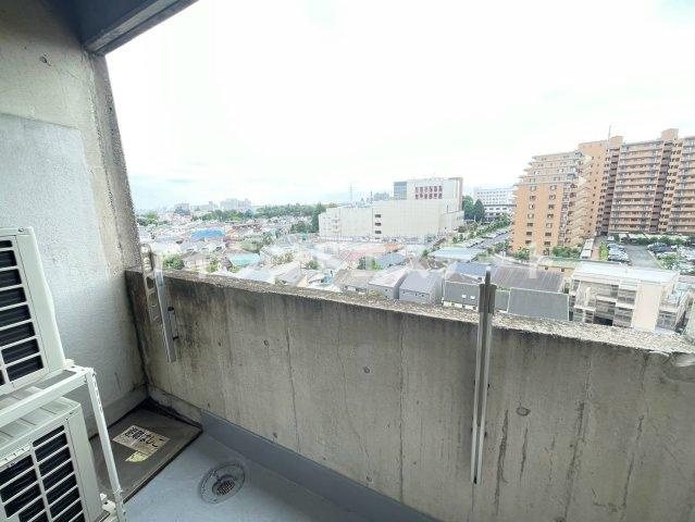 バスクコート　礼金0　駅近　1フロア1住戸　最上階のバルコニー