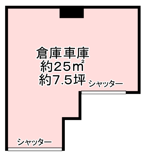 尼崎市東難波町５丁目の倉庫の間取り