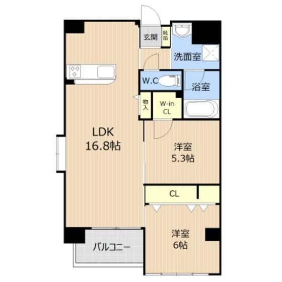 GLC新大江の間取り