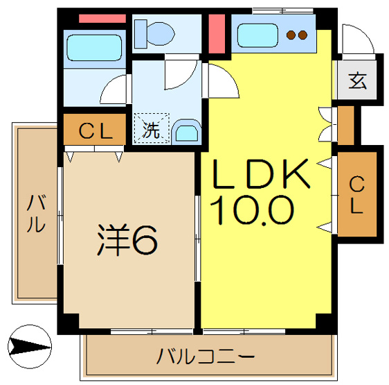 【間取り】 | 月岡マンション