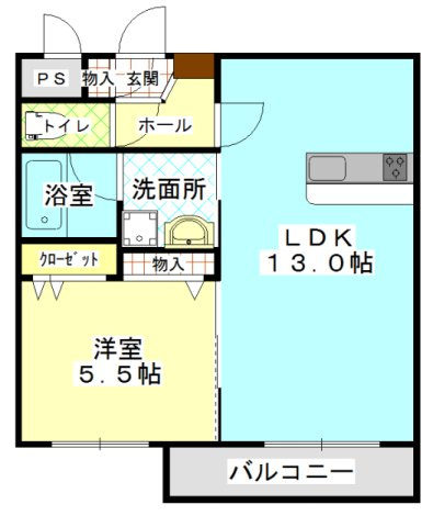 松橋駅前ＢＳビルの間取り
