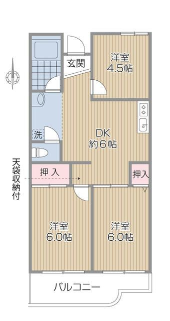 栗原ガーデンハイツの間取り