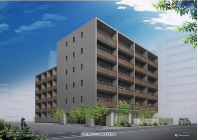 大森中1丁目新築マンションの外観パース|外観
