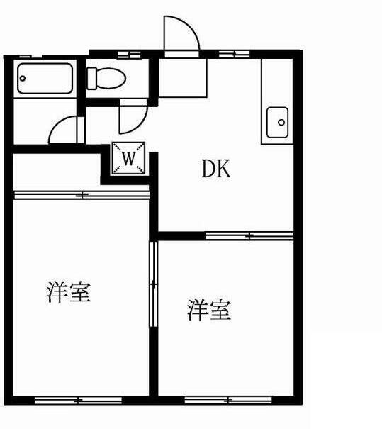 メゾンドールの間取り|間取りです。