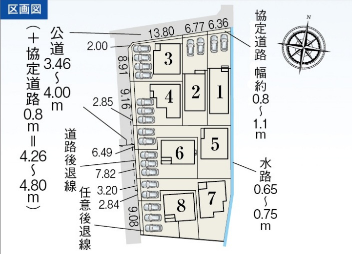 リーブルガーデン　豊田市畝部西町の区画図|ゆとりある区画設計で、家族全員の暮らしにフィットします。暮らしやすさを重視した区画です。									
									
