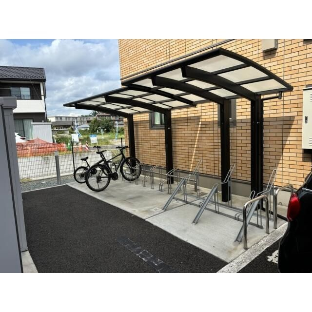 メゾン　フランのその他共用部分|自転車置場です。