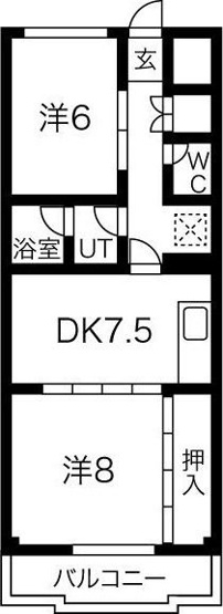 【間取り】 | 柵下マンション
