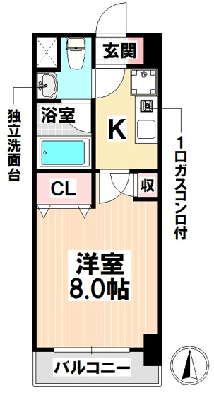 【間取り】 | ソレイルコート桜本町