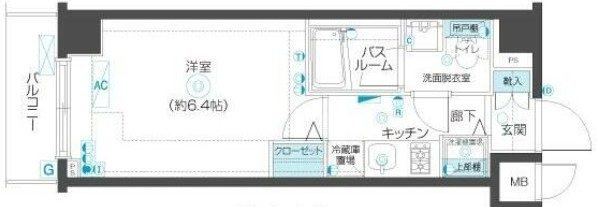 フェニックス西新宿参番館の間取り|間取りです。