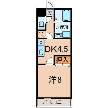 グレースヒルズ東原の間取り