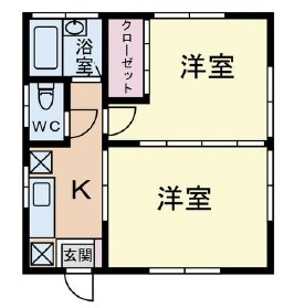 ノイエ下馬の間取り|間取りです。