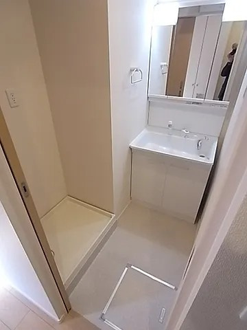 芦屋市宮塚町の賃貸マンションの洗面所