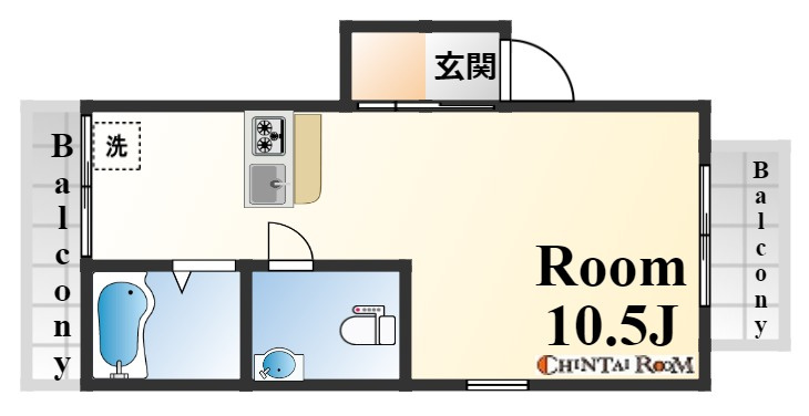 津の峰マンションの間取り