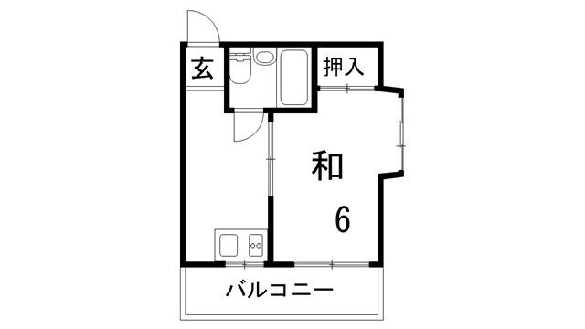 神戸市中央区東雲通３丁目の賃貸マンションの間取り