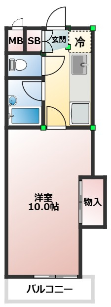 第２アイオーキャッスルの間取り