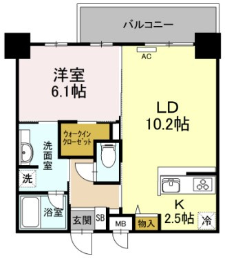 ハイムローゼⅦの間取り